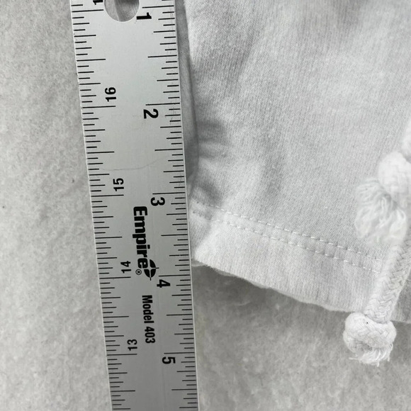 DisneyMickey Mouse Short Girls Sz 3/5 White  Pull On Stretch High Waist Fleece - Picture 5 of 7